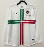 Portugal 2012 Euro Cup Away Long Sleeves Retro Jersey