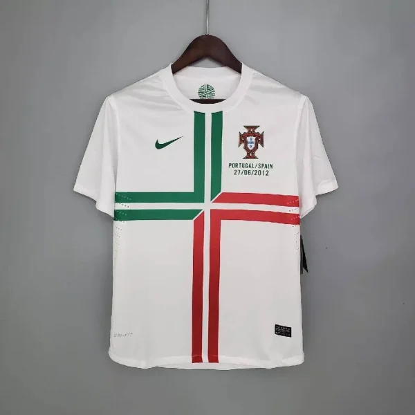 Portugal 2012 Euro Cup Away Retro Jersey