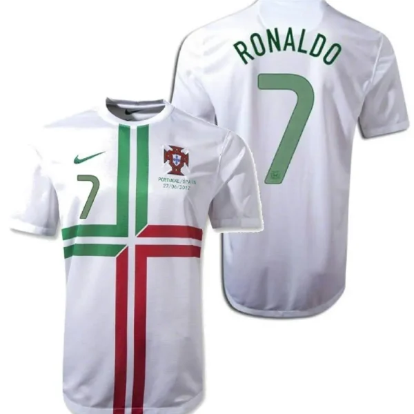 Portugal 2012 Ronaldo Away Retro Jersey