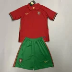 Portugal 2021 Home Kids Jersey And Shorts Kit