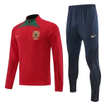 Portugal 2022-23 Half-zip Tracksuit Red