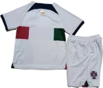 Portugal 2022/23 Away Kids Jersey And Shorts Kit