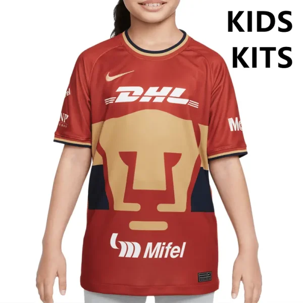 Pumas UNAM 2021/22 Third Kids Jersey And Shorts Kit
