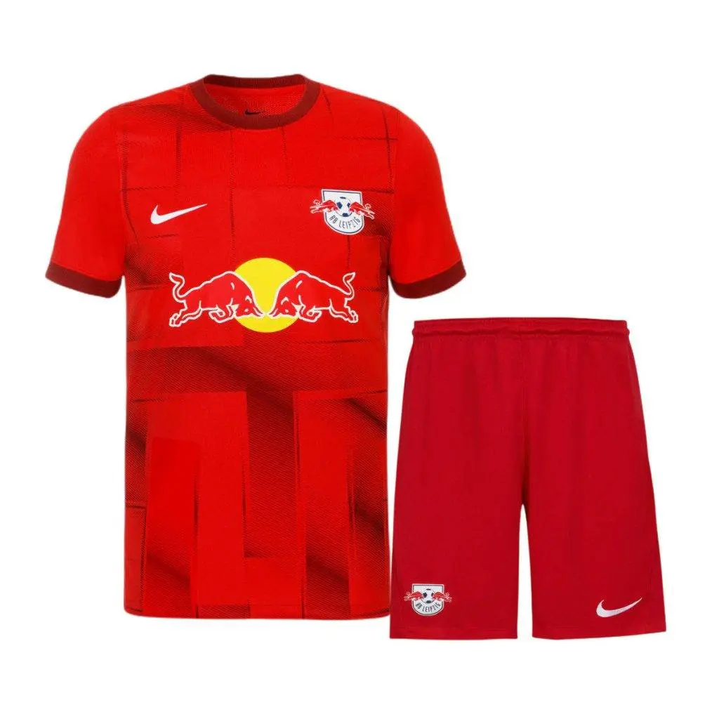 RB Leipzig 2022/23 Away Kids Jersey And Shorts Kit