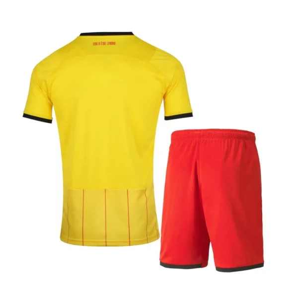 RC Lens 2021/22 Home Kids Jersey And Shorts Kit