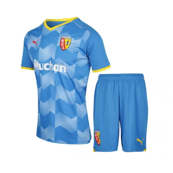 RC Lens 2021/22 Third Kids Jersey And Shorts Kit