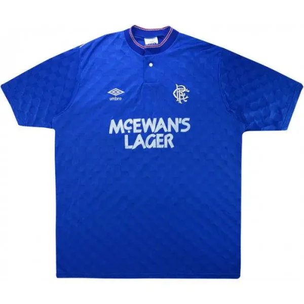 Rangers 1987/90 Home Retro Jersey