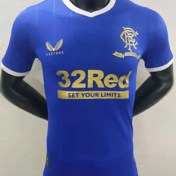 Rangers 2021/22 Authentic 150th Anniversary Player Version Jersey