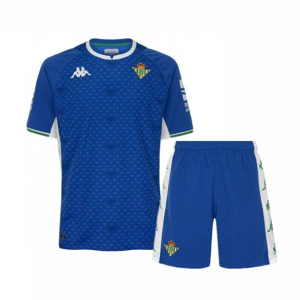 Real Betis 2021/22 Away Kids Jersey And Shorts Kit