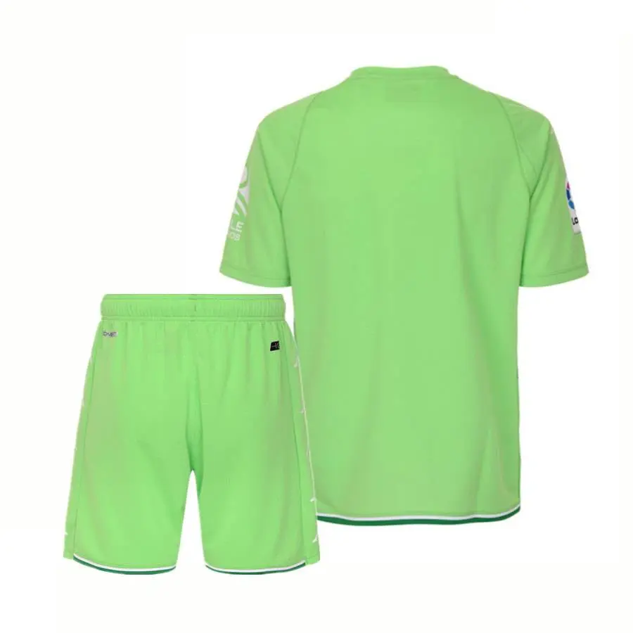 Real Betis 2021/22 Goalkeeper Kids Jersey And Shorts Kit