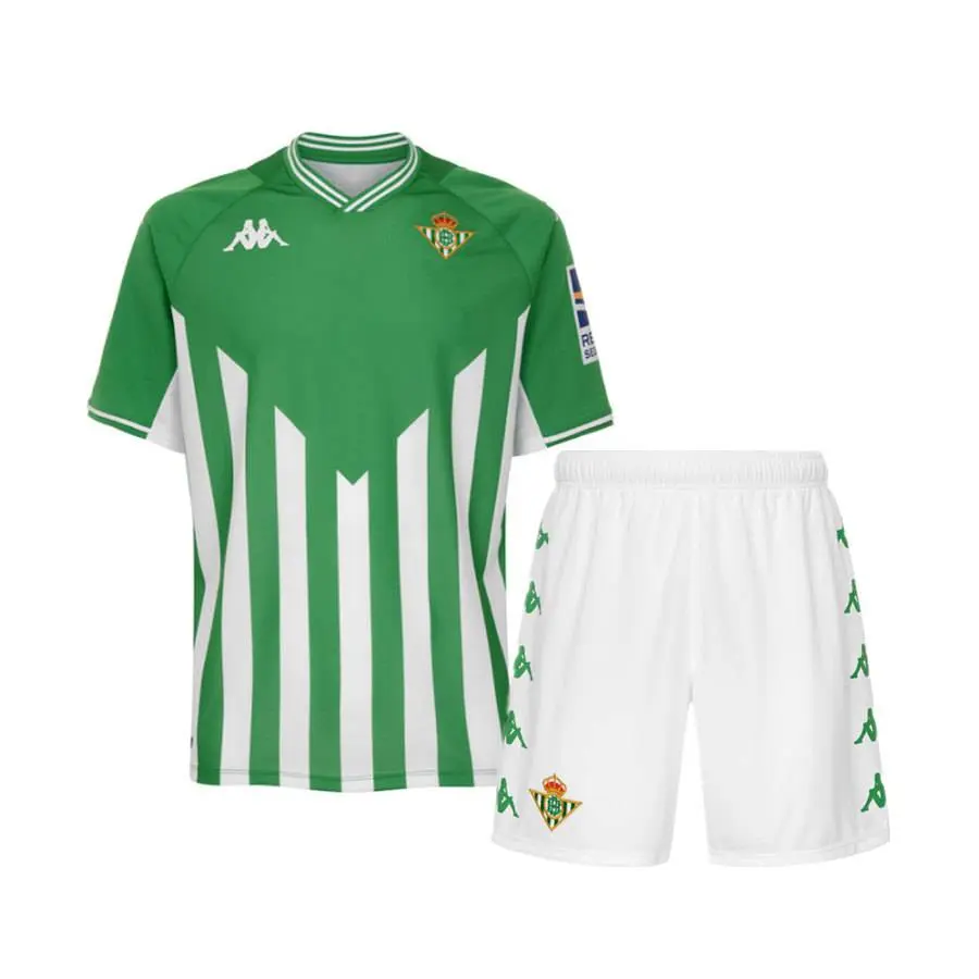Real Betis 2021/22 Home Kids Jersey And Shorts Kit