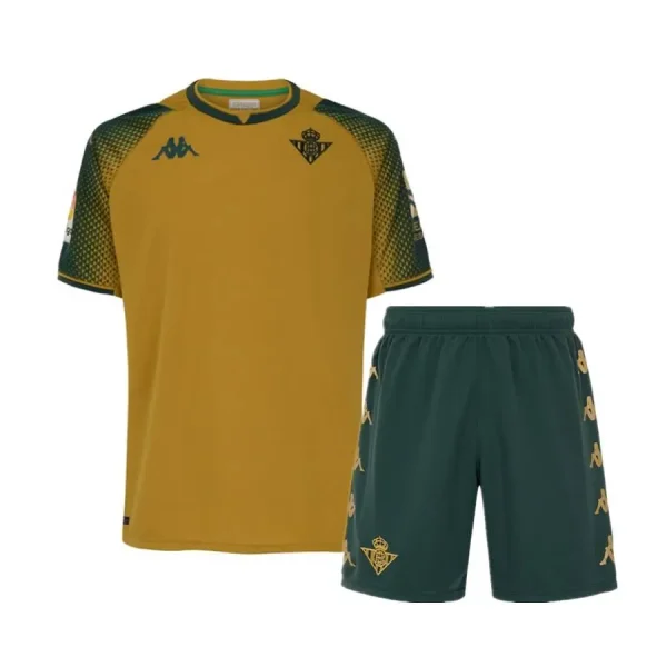 Real Betis 2021/22 Third Kids Jersey And Shorts Kit