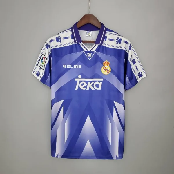 Real Madrid 1996/97 Away Retro Jersey