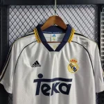 Real Madrid 1998/00 Home Long Sleeves Retro Jersey
