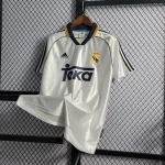 Real Madrid 1998/00 Home Long Sleeves Retro Jersey