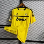 Real Madrid 2011/12 Yellow Goalkeeper Retro Jersey