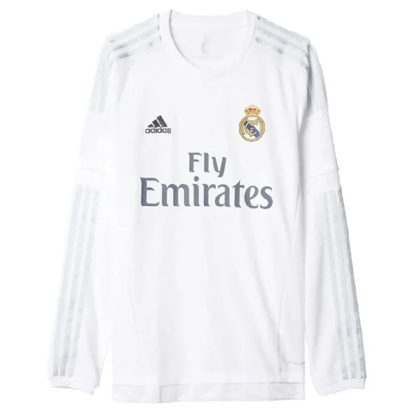 Real Madrid 2015/16 Home Long Sleeves Retro Jersey