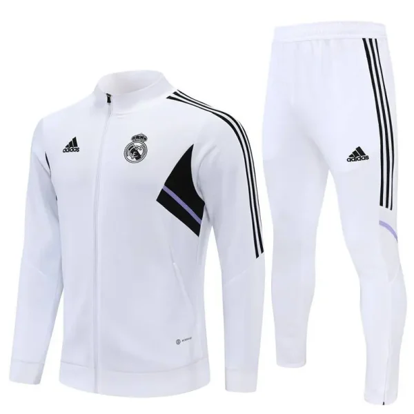 Real Madrid 2022-23 Jacket Tracksuit White