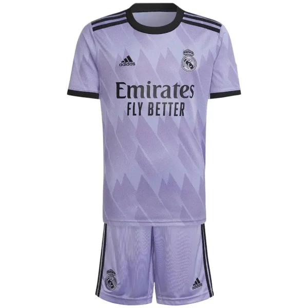 Real Madrid 2022/23 Away Kids Jersey And Shorts Kit