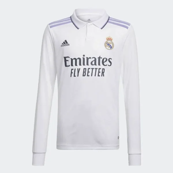 Real Madrid 2022/23 Home Long Sleeves Jersey