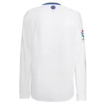 Real Madrid 2021 Home Authentic Patch Long Sleeve Jersey - White