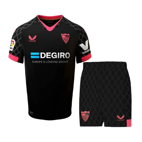 Sevilla FC 2022/23 Third Kids Jersey And Shorts Kit