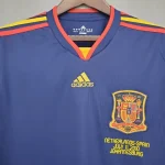 Spain 2010 World Cup Away Long Sleeves Retro Jersey