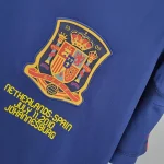 Spain 2010 World Cup Away Long Sleeves Retro Jersey