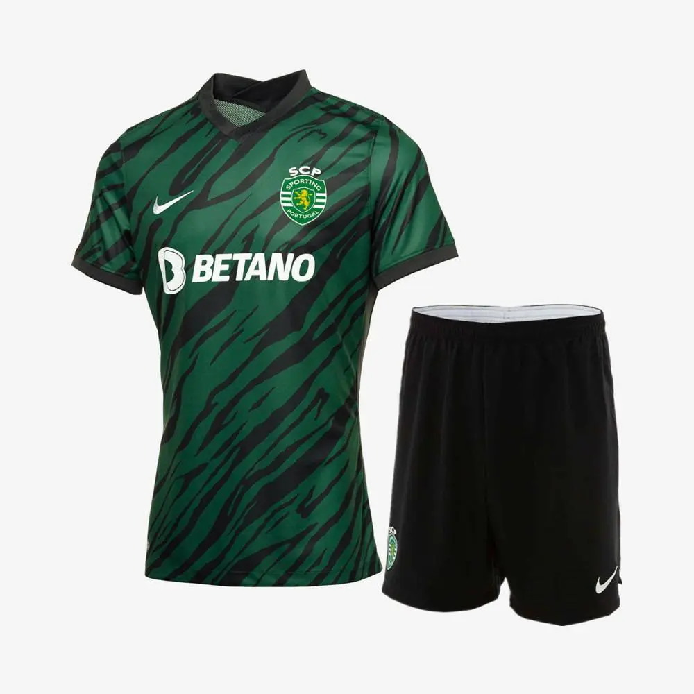 Sporting CP 2021/22 Third Kids Jersey And Shorts Kit
