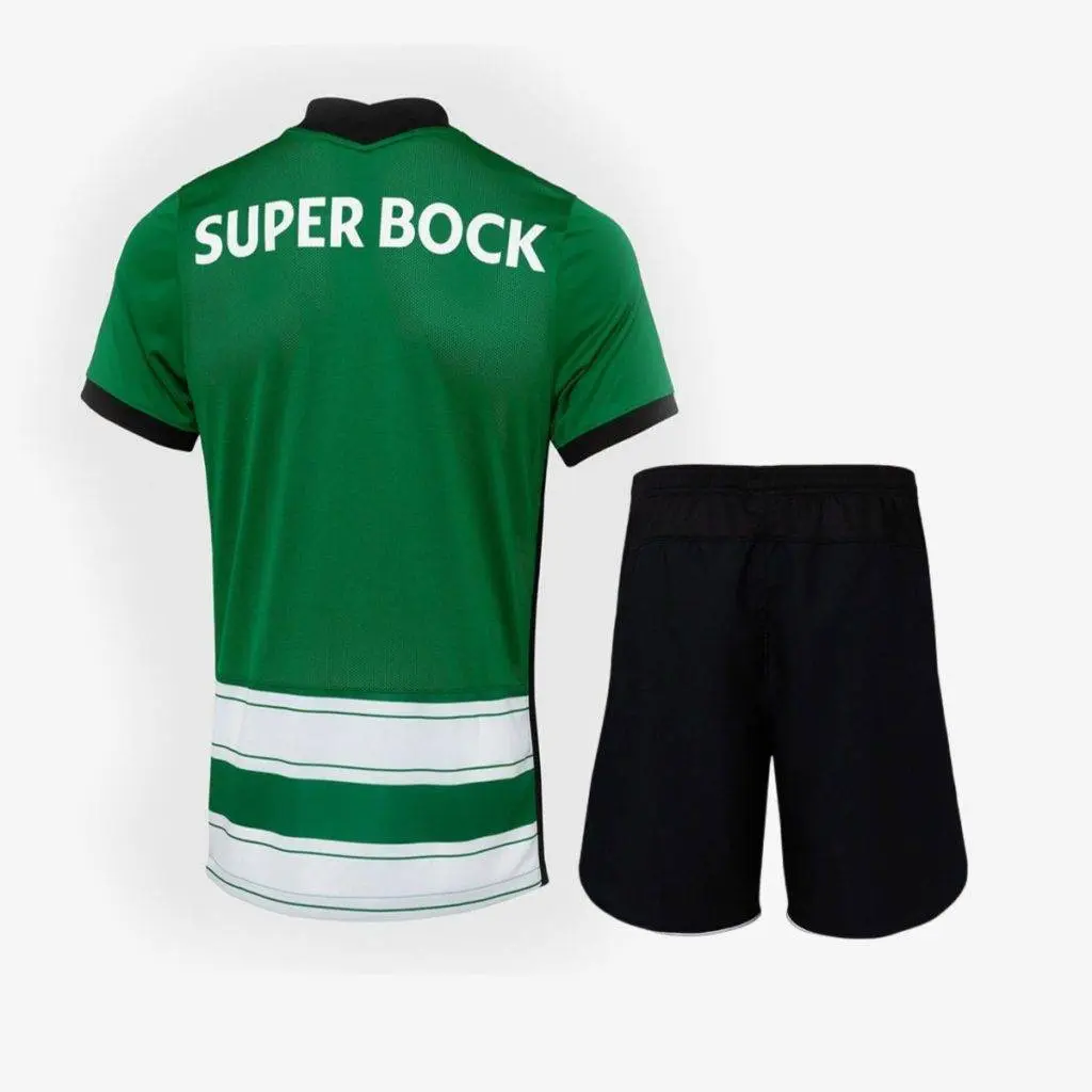 Sporting CP 2022/23 Home Kids Jersey And Shorts Kit