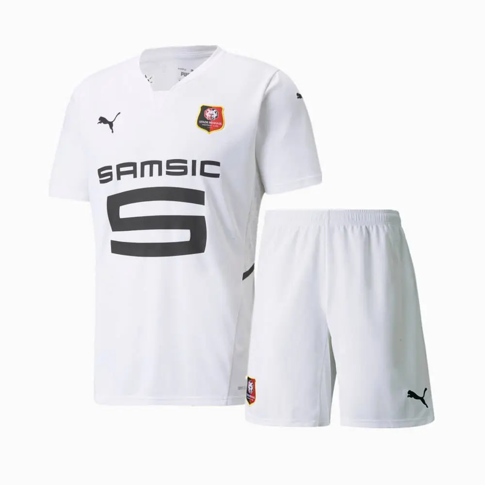 Stade Rennais 2021/22 Away Kids Jersey And Shorts Kit
