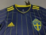 Sweden 2021 Away Kids Jersey And Shorts Kit