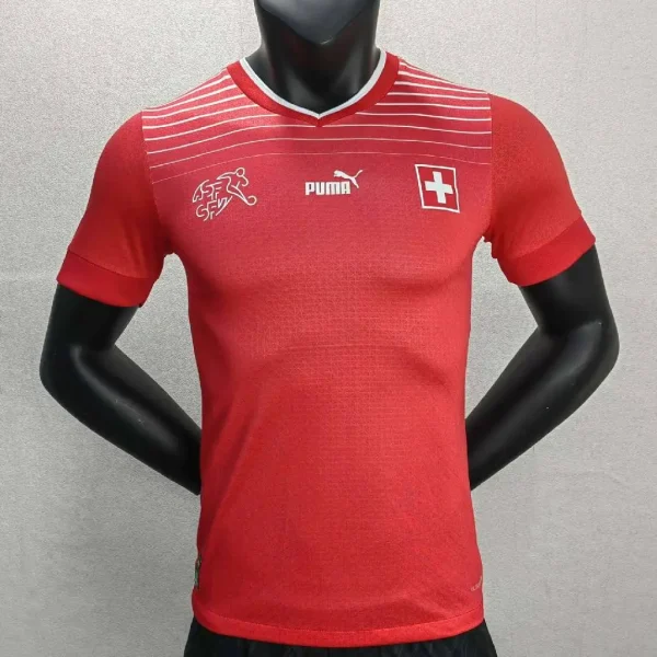 Switzerland 2022 Home Player Version Jersey