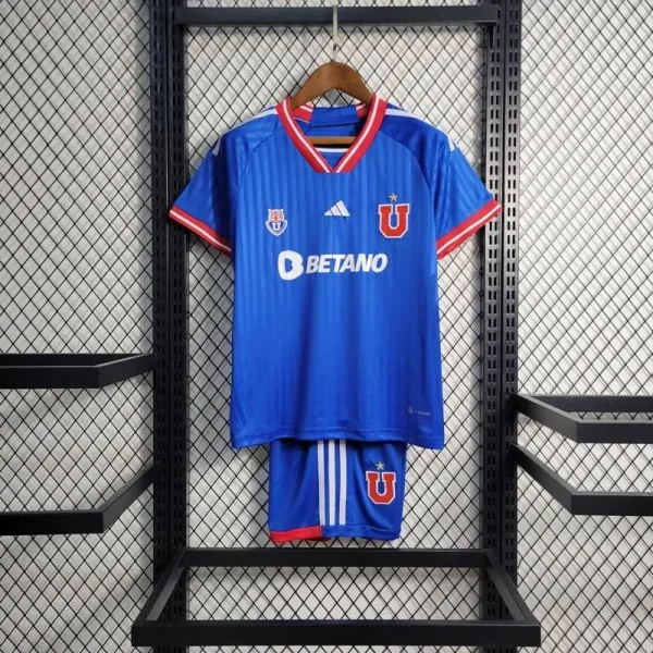 Universidad De Chile 2023/24 Home Kids Jersey And Shorts Kit