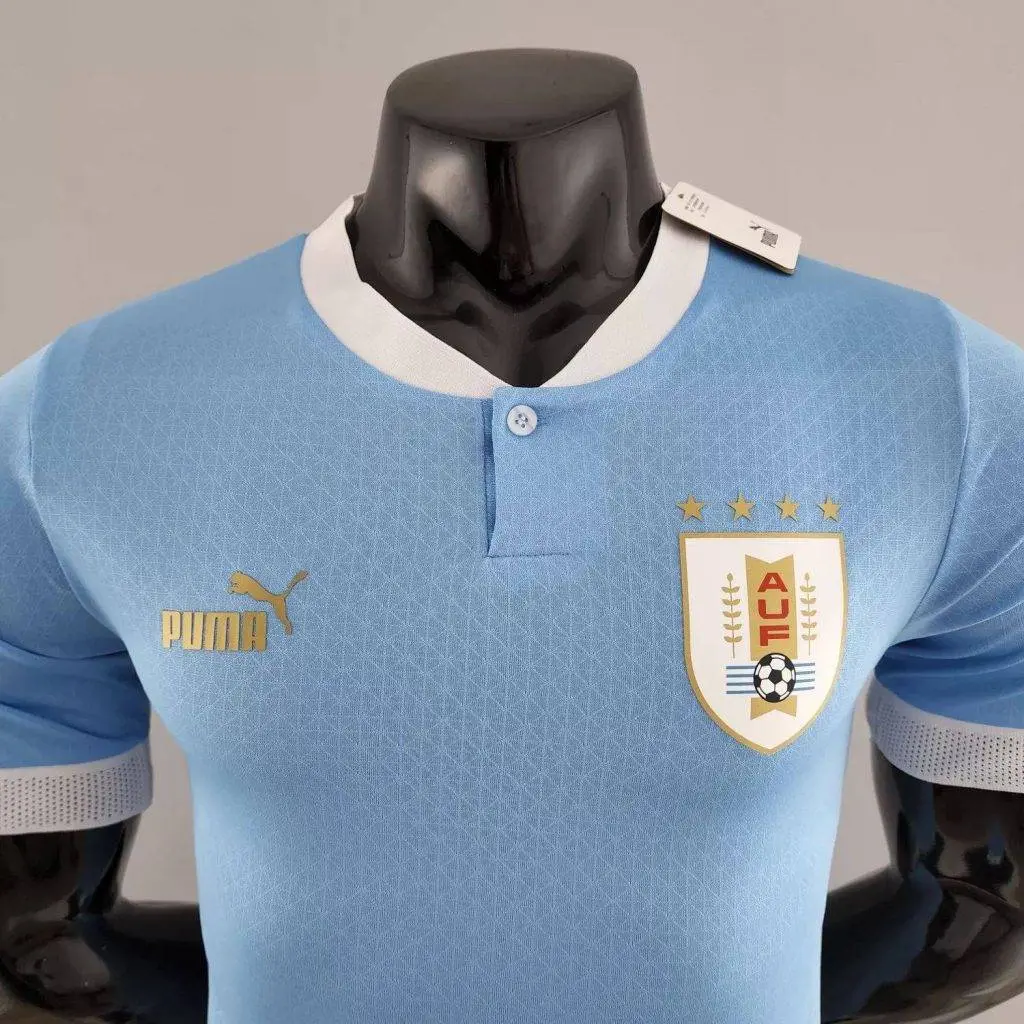 Uruguay 2022 World Cup Home Player Version Jersey