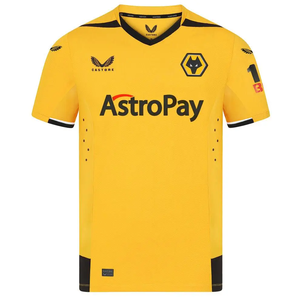 Wolves 2022/23 Home Player Version Jersey