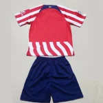 Atletico Madrid 2022/23 Home Kids Jersey And Shorts Kit