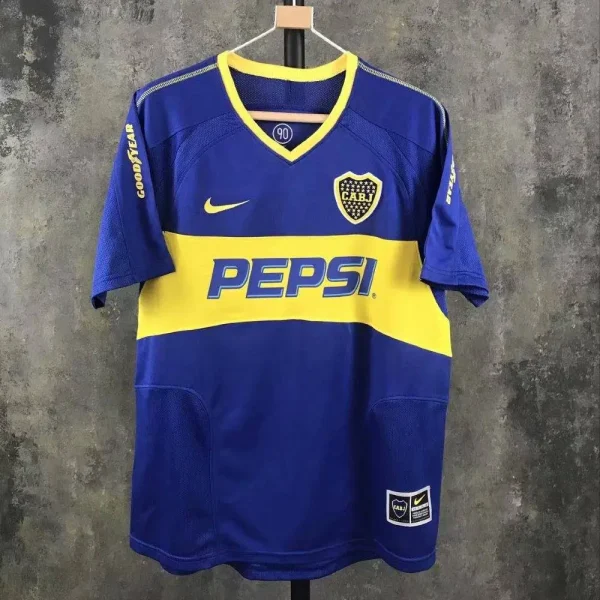 Boca Juniors 2003-2004 Home Retro Jersey