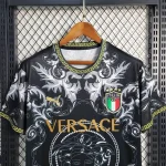 Italy 2023/24 Versace Co-Branded Edition Jersey Black