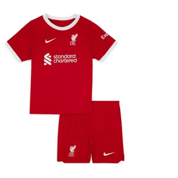 Liverpool 2023/24 Home Kids Jersey And Shorts Kit