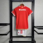 Benfica 2023/24 Home Kids Jersey And Shorts Kit