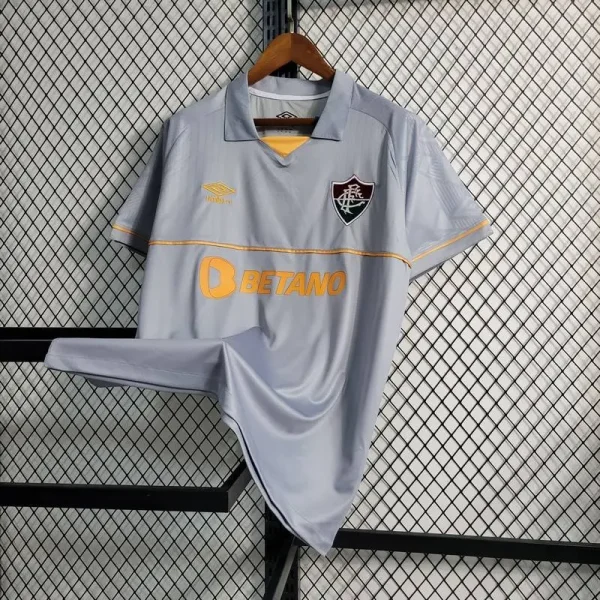Fluminense 2023/24 Pre-Match Training Jersey Grey