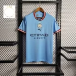 Manchester City 2023/24 Home Champions Edition Jersey With Three Stars Patch