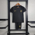 Corinthians 2023/24 Black Kids Jersey And Shorts Kit