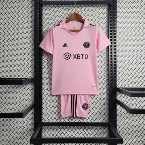 Inter Miami 2022/23 Home Kids Jersey And Shorts Kit