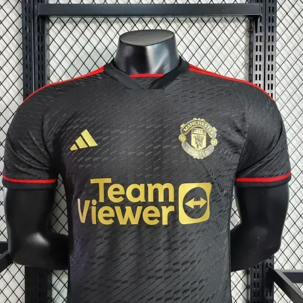 Manchester United 2023/24 Black Player Version Jersey