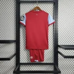 West Ham United 2023/24 Home Kids Jersey And Shorts Kit