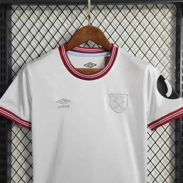 West Ham United 2023/24 Away Kids Jersey And Shorts Kit