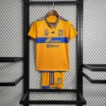 Tigres UANL 2023/24 Home Kids Jersey And Shorts Kit