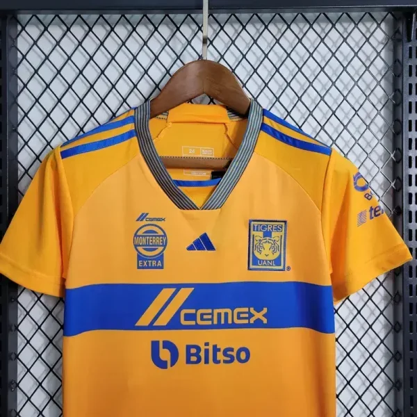 Tigres UANL 2023/24 Home Kids Jersey And Shorts Kit